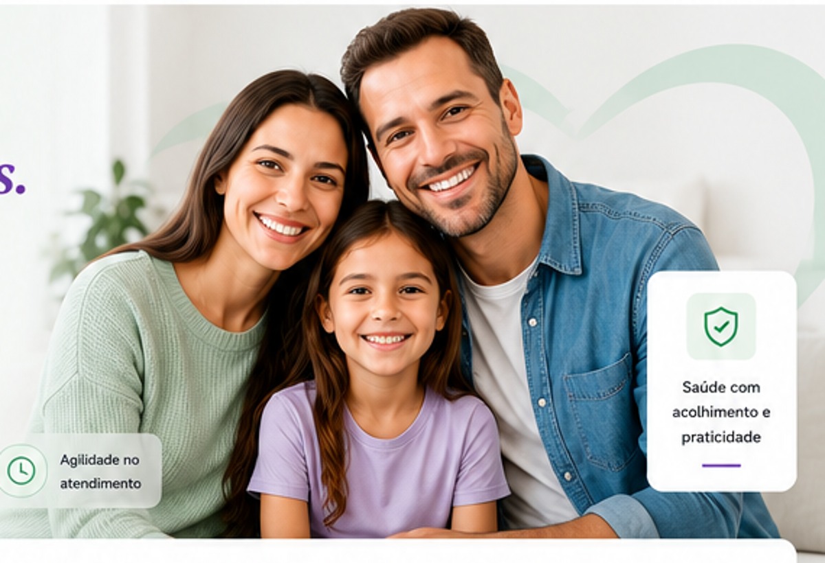 Família sorrindo